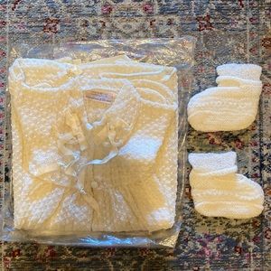 Vintage 1950s Abraham & Straus Christening Set